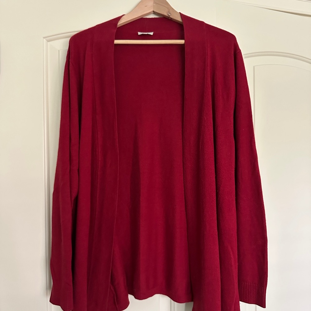 Talbots Vibrant Red Women's Cardigan